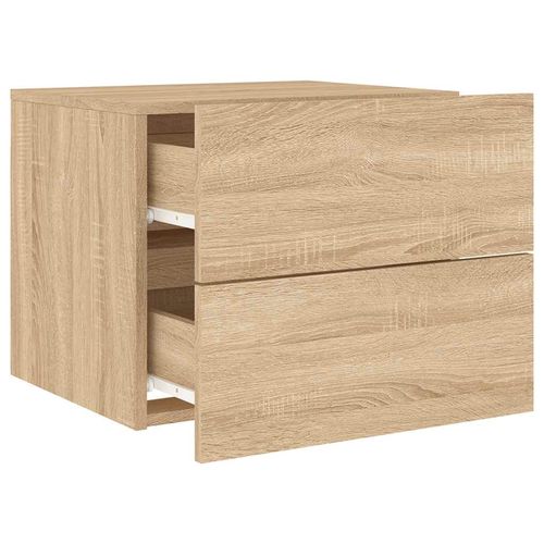 Wisząca szafka nocna z podświetleniem LED, dąb sonoma na Arena.pl