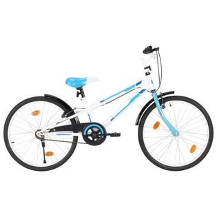 Lumarko Rower dla dzieci, 24 cale, niebiesko-biały
