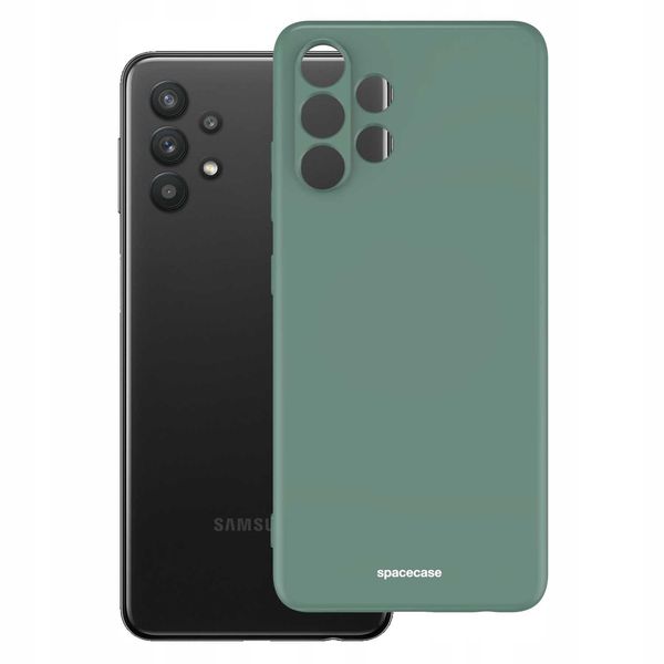 Spacecase Silicone Case Galaxy A32 4G Dark Green zdjęcie 2