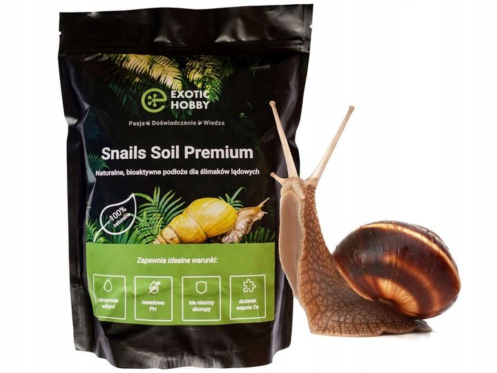 Podłoże dla ślimaka do terrarium - Snails Soil ściółka dla ślimaków zdjęcie 1