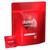 durex gefuhlsecht - precyzyjne prezerwatywy 40 sztuk, ultra cienkie