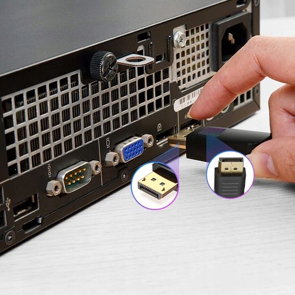 PRZEJŚCIÓWKA ADAPTER DISPLAYPORT DO VGA KONWERTER zdjęcie 4