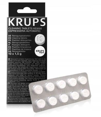 Tabletki Krups 10 sztuk do czyszczenia ekspresu czyszczące środek na Arena.pl