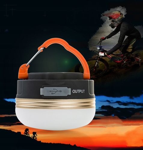 LAMPA TURYSTYCZNA LATARKA KEMPINGOWA LED POWERBANK LED LAMPA NAMIOTU na Arena.pl