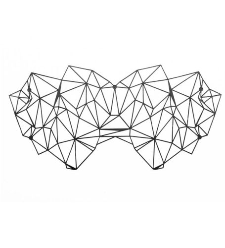 Ażurowa maska przyklejana na Arena.pl