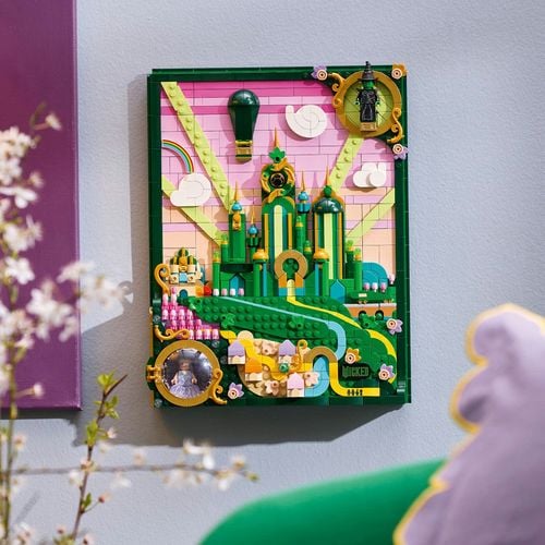 Klocki LEGO Wicked 75685 Obraz Emerald City na Arena.pl