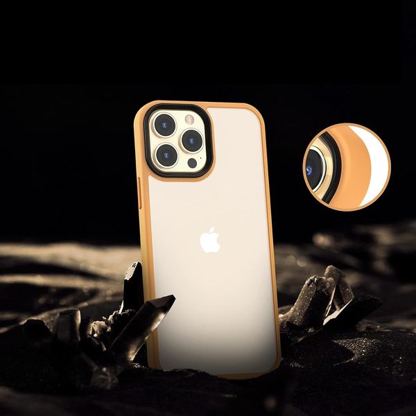 MATEPRO Etui Ochronne do iPhone 13 Pro Max Pomarańczowe zdjęcie 3