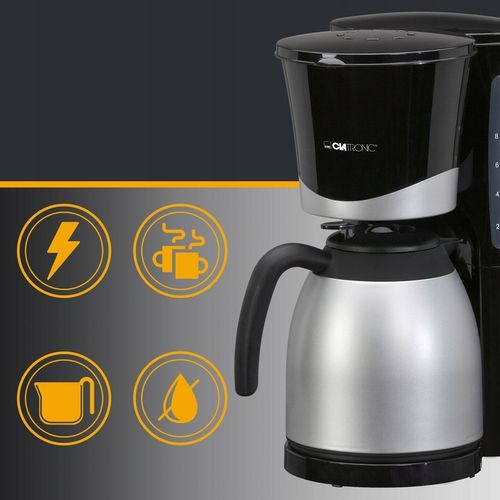 EKSPRES Z TERMOSEM DO KAWY PRZELEWOWY BIUROWY CLATRONIC KA(CZARNY) na Arena.pl