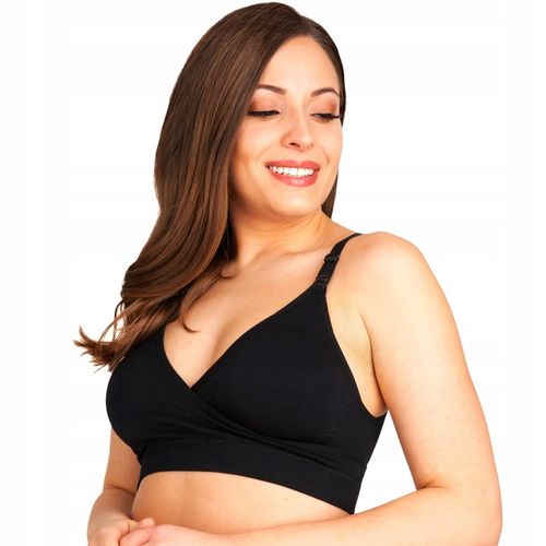 BIUSTONOSZ BEZSZWOWY ZESTAW DO KARMIENIA CIĄŻOWE BEZ FISZBIN MIĘKKIE L na Arena.pl