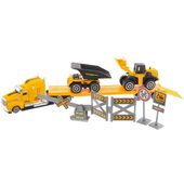 DUŻA  LAWETA BUDOWLANA Z AKCESORIAMI