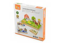 2X Drewniany zestaw do zabawy Viga Toys Przestrzeń i odległość