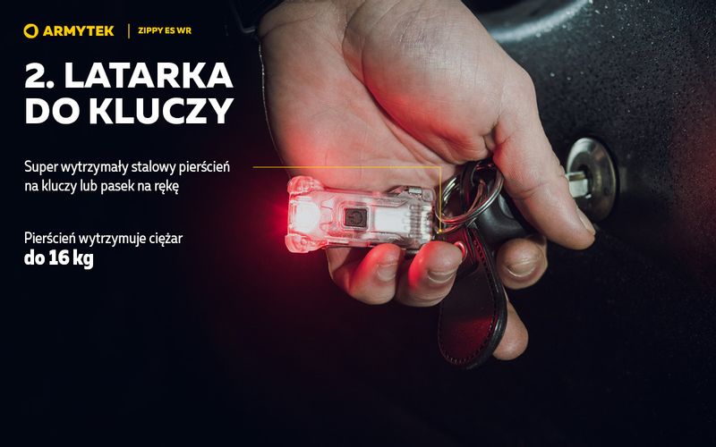 Latarka Armytek Zippy WR Extended Set Yellow zdjęcie 7