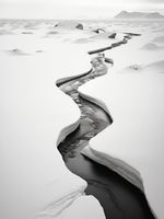 Plakat 75x100cm Szczeliny Mrozu