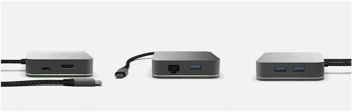 HUB USB-C ADAPTER USB 6W1 3x USB 3.0 USB C ETHERNET HDMI 4K DO MACBOOK PRO zdjęcie 4