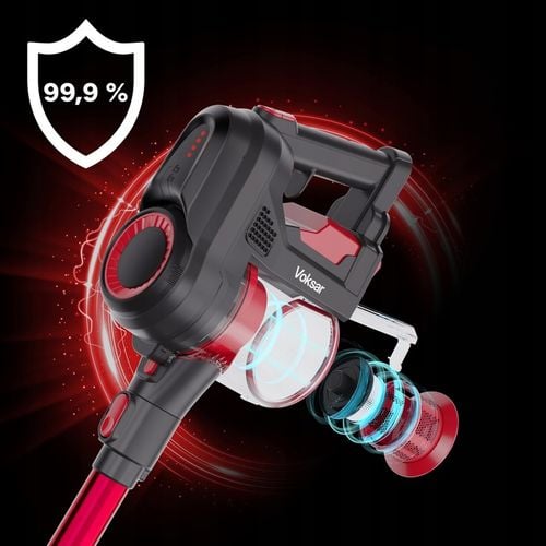 Bezprzewodowy Odkurzacz Pionowy VOKSAR A11s FLEX TUBE LED 5w1 HEPA na Arena.pl