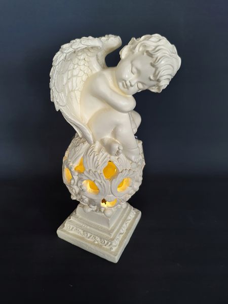 SOLARNY ANIOŁ LED ANIOŁEK 26CM SOLARNA OGRODU zdjęcie 3