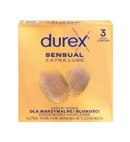 prezerwatywy sensual extra lube 3 szt durex