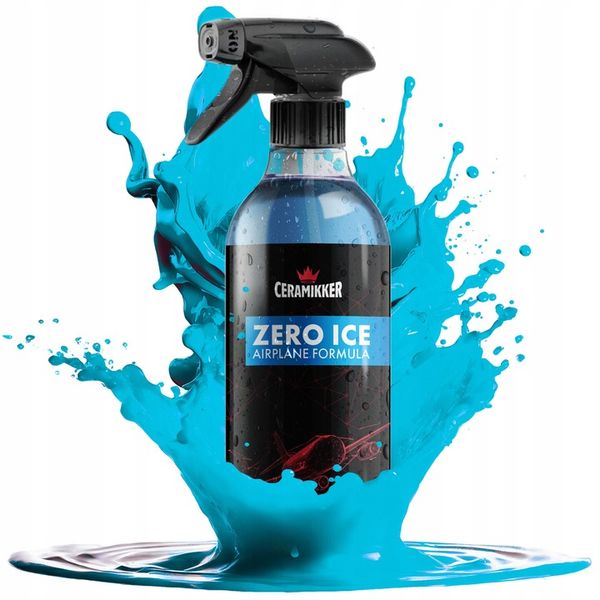 MOCNY Odmrażacz do Szyb Samochodowych Spray ZERO ICE Płyn do zdjęcie 9