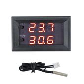 Termostat 12V W2 -50°C do 110°C Red-Red z regulatorem temperatury