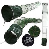 GUMOWA SIATKA WYCZYNOWA 3M 40CM SKŁADANA 7 OBRĘCZY 40x300cm + SZTYCA +POKR