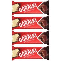 Góralki z czekoladą Wafelki w polewie kakaowej 45g x 4 sztuk