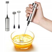 SPIENIACZ UBIJACZ do KAWY MLEKA MINI MIKSER ELEKTRYCZNY STAL NIERDZEWNA