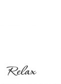 Plakat 13x18cm Z Napisami Nowoczesny Cytat Relax