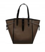 Furla torebka shopper poliester czarny