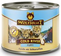Wolfsblut Dog Puppy Cold River - Pstrąg I Bataty Puszka 200G