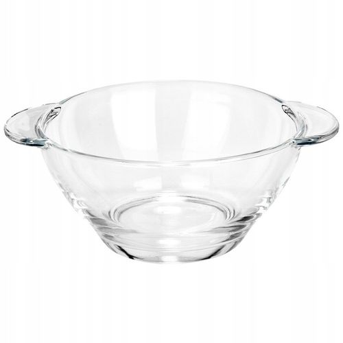 6x Miska BULIONÓWKA miseczka szklana obiadowa z uszami uchwytami 420 ml na Arena.pl