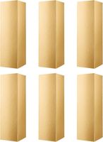 Opakowanie na butelki wina prezentowe 33×10,4×9,6 cm składane złote 6 szt