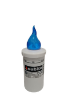 WKŁAD DO ZNICZY ELEKTRYCZNY ŚWIECA LED SUBITO S6 niebieski 15,7 cm