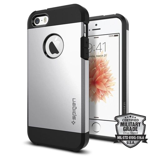 SPIGEN TOUGH ARMOR IPHONE 5S/SE SATIN SILVER na Arena.pl