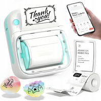 Mini drukarka termiczna etykiet samoprzylepnych aplikacja Bluetooth