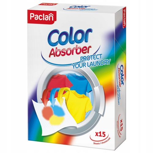 Paclan Color Catcher 15 Szt. - Chusteczki Do Prania Zapobiegające Przebarwi na Arena.pl