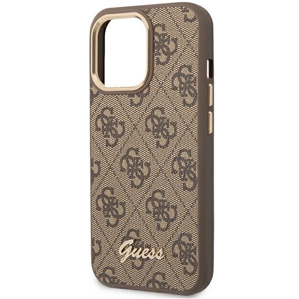 Etui Guess do iPhone 14 Pro Max, Brązowy zdjęcie 6