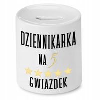 Skarbonka Dla Dziennikarza Na 5 Gwiazdek Z Nadrukiem Ze Zdjęciem