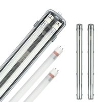 Zestaw 2xoprawa hermetyczna AQUA M 2x120 +4xświetlówka 18W neutralna