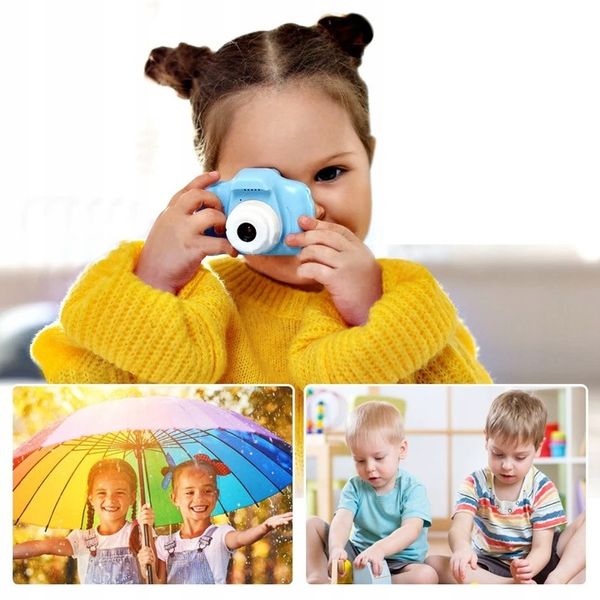 Aparat fotograficzny dla dzieci gry kamera cyfrowy karta pamięci zdjęcie 9