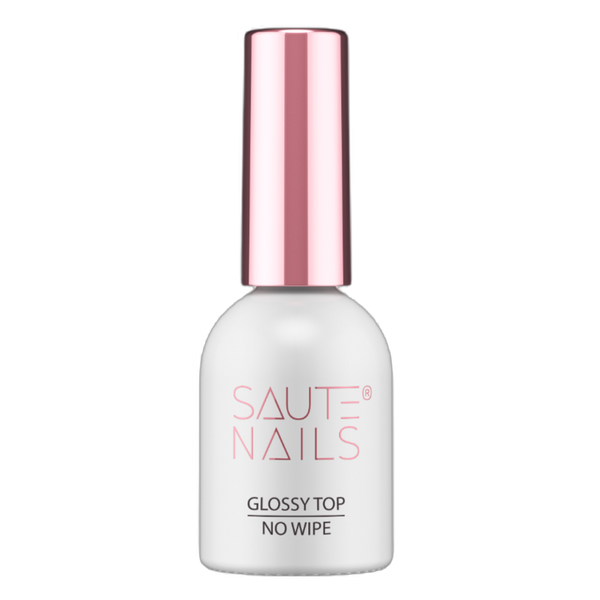 SAUTE NAILS Top Hybrydowy GLOSSY TOP No Wipe - 8ml zdjęcie 1