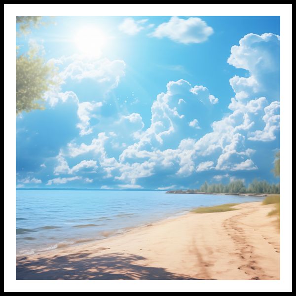 Plakat 100x100cm Letni Dzień zdjęcie 3