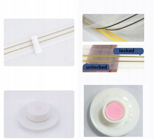 ZESTAW WORKÓW PRÓŻNIOWYCH 10 SZT 50x70 WIELOKROTNEGO UŻYTKU MOCNE SZCZELNE na Arena.pl