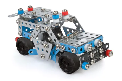 Zabawka dla dzieci do samodzielnego złożenia Mały Konstruktor Wóz policyjny na Arena.pl