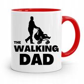 Kubek Czerwony Dla Taty Ojca The Walking Dad Z Nadrukiem Ze Zdjęciem