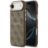 Etui Guess 4G PU Classic Logo MagSafe do iPhone Air brązowy