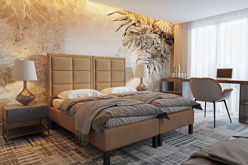 Wezgłowie tapicerowane panelami X1 180x120 na Arena.pl