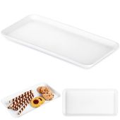 Taca Plastikowa Serwowania Prostokątna Talerz Patera na Kanapki Przekąski