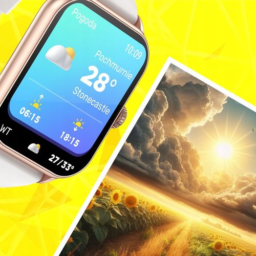 SMARTWATCH DAMSKI ZEGAREK WODOODPORNY PL MENU ROZMOWY SMART WATCH + 3 PASKI na Arena.pl