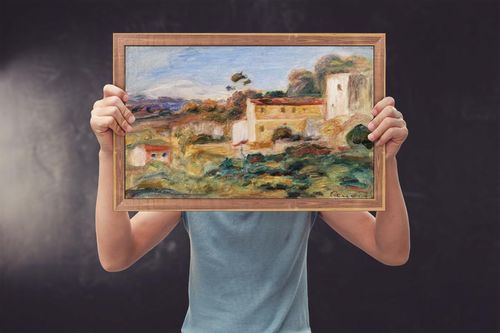 Landscape , Pierre-Auguste Renoir - plakat 40x30 cm na Arena.pl