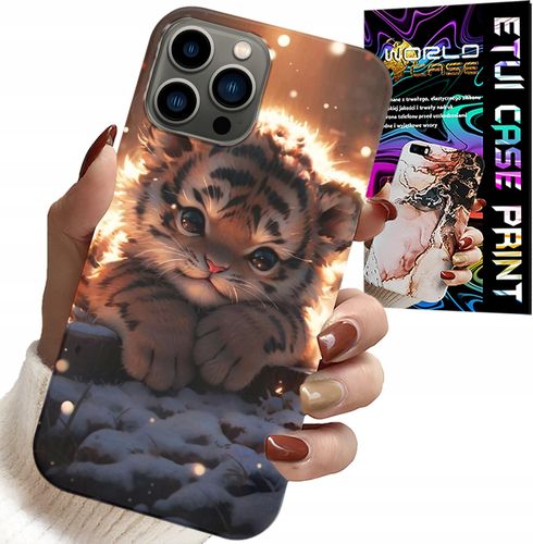 ETUI DO IPHONE 13 PRO MAX - Z NADRUKIEM SŁODKI TYGRYSEK OBUDOWA CASE na Arena.pl